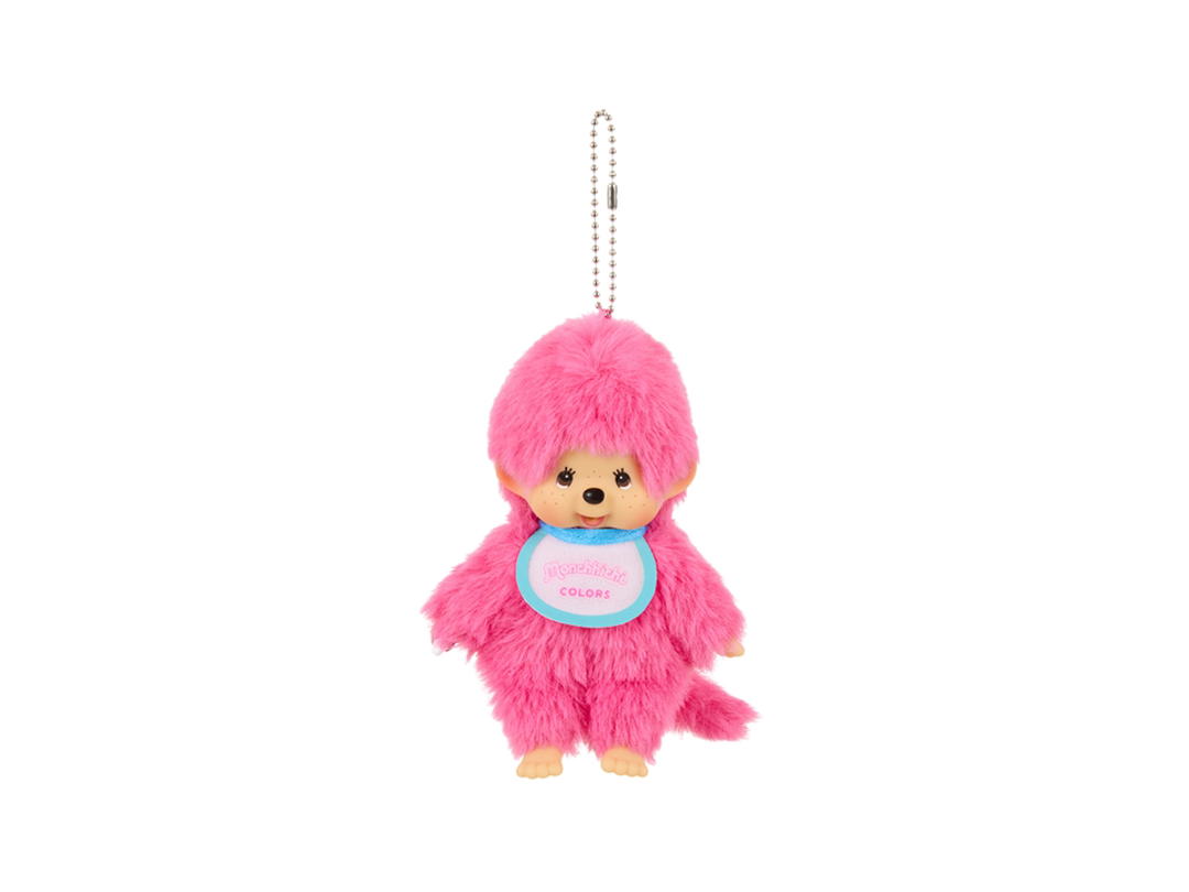 Monchhichi Monchhichi Colors Keychain Size Ss Berry Pink
