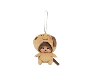 Buy Monchhichi Irutoya Dog Big Face Keychain Size SS at Sasom – Authentic and Ready to Ship