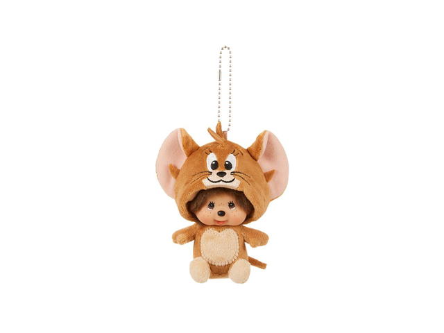 Monchhichi Monchhichi Jerry Big Face Keychain (Tom And Jerry) Size SS - view 1