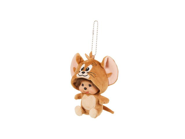 Monchhichi Monchhichi Jerry Big Face Keychain (Tom And Jerry) Size SS - view 2