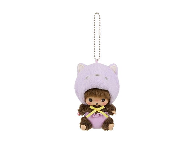 Monchhichi Monchhichi Keychain Cat Animal Babychic SS Big Face - view 1