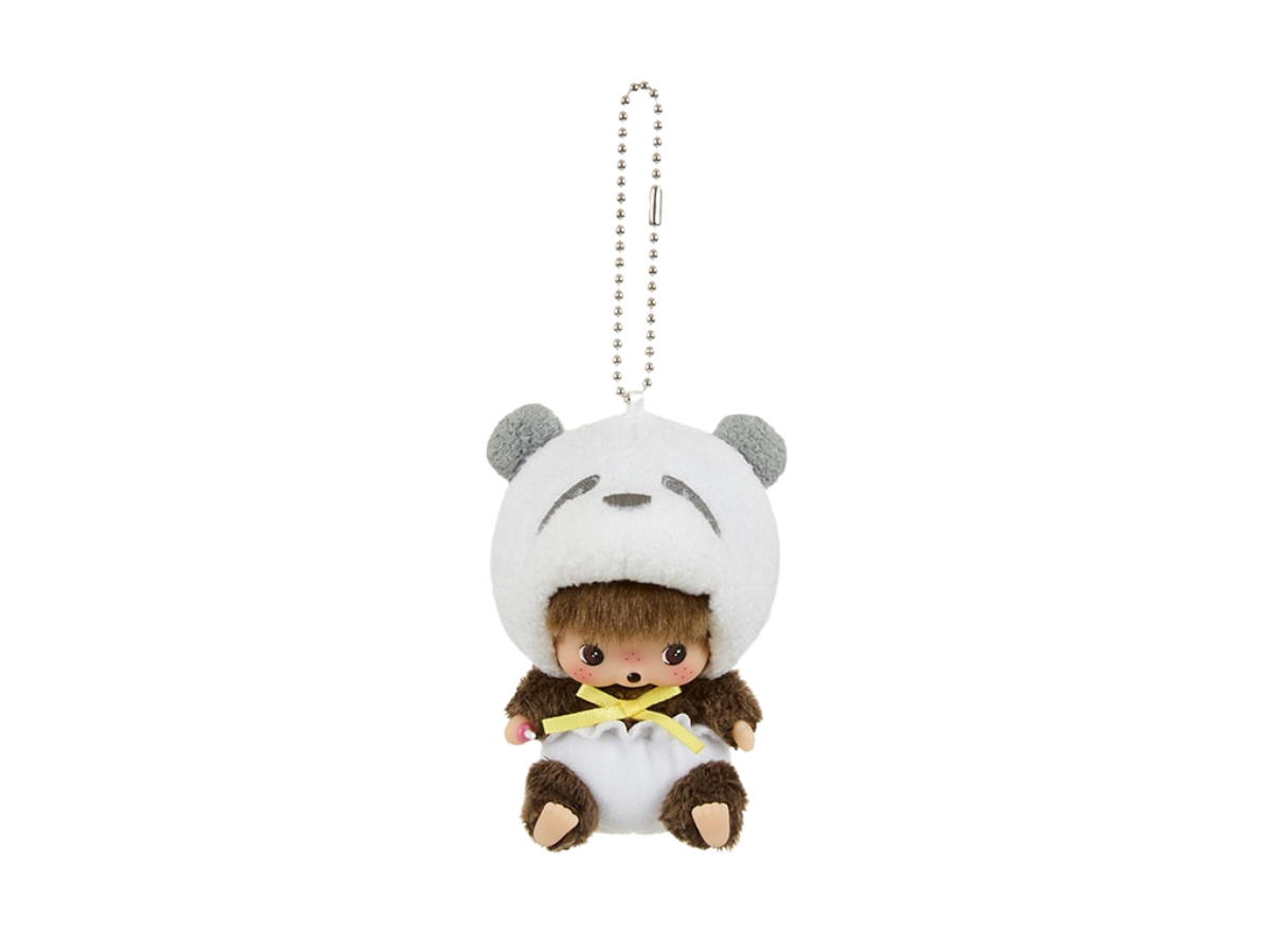 Monchhichi Monchhichi Keychain Panda Animal Babychic SS Big Face