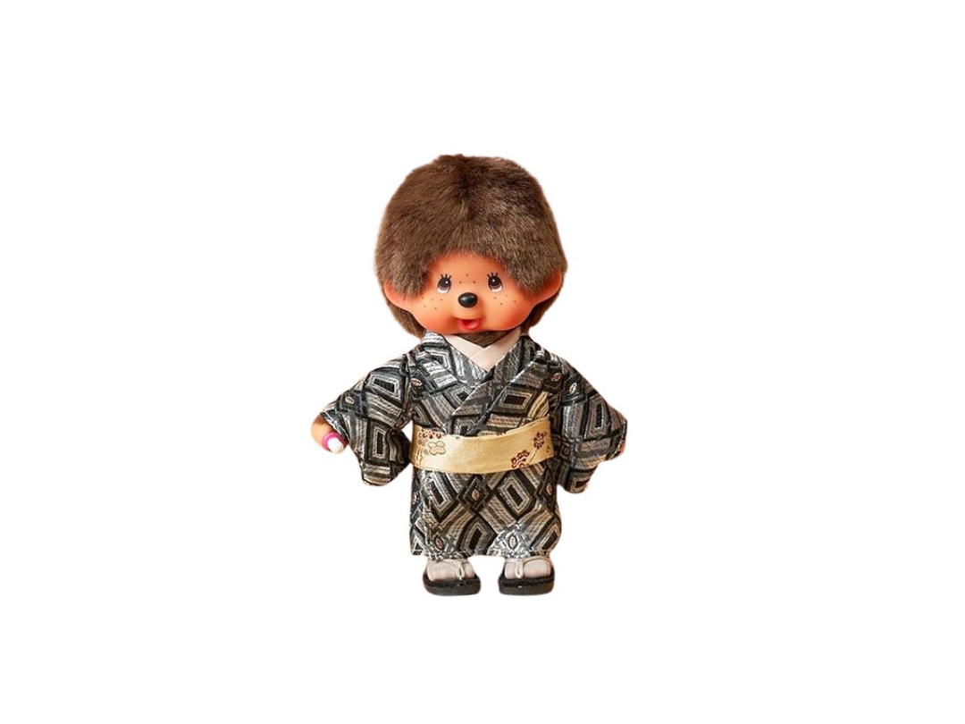 Monchhichi Monchhichi Kimono Boy Black