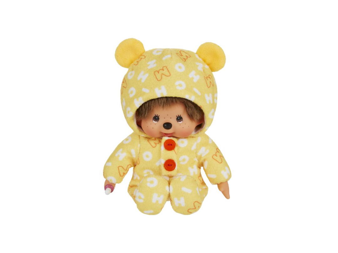 Monchhichi Monchhichi-Kun Printed Rompers Yellow Size S