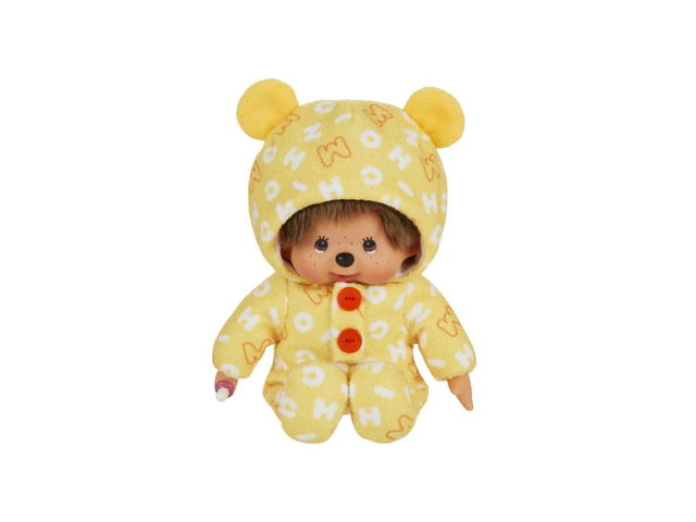 Monchhichi Monchhichi-Kun Printed Rompers Yellow Size S - view 1