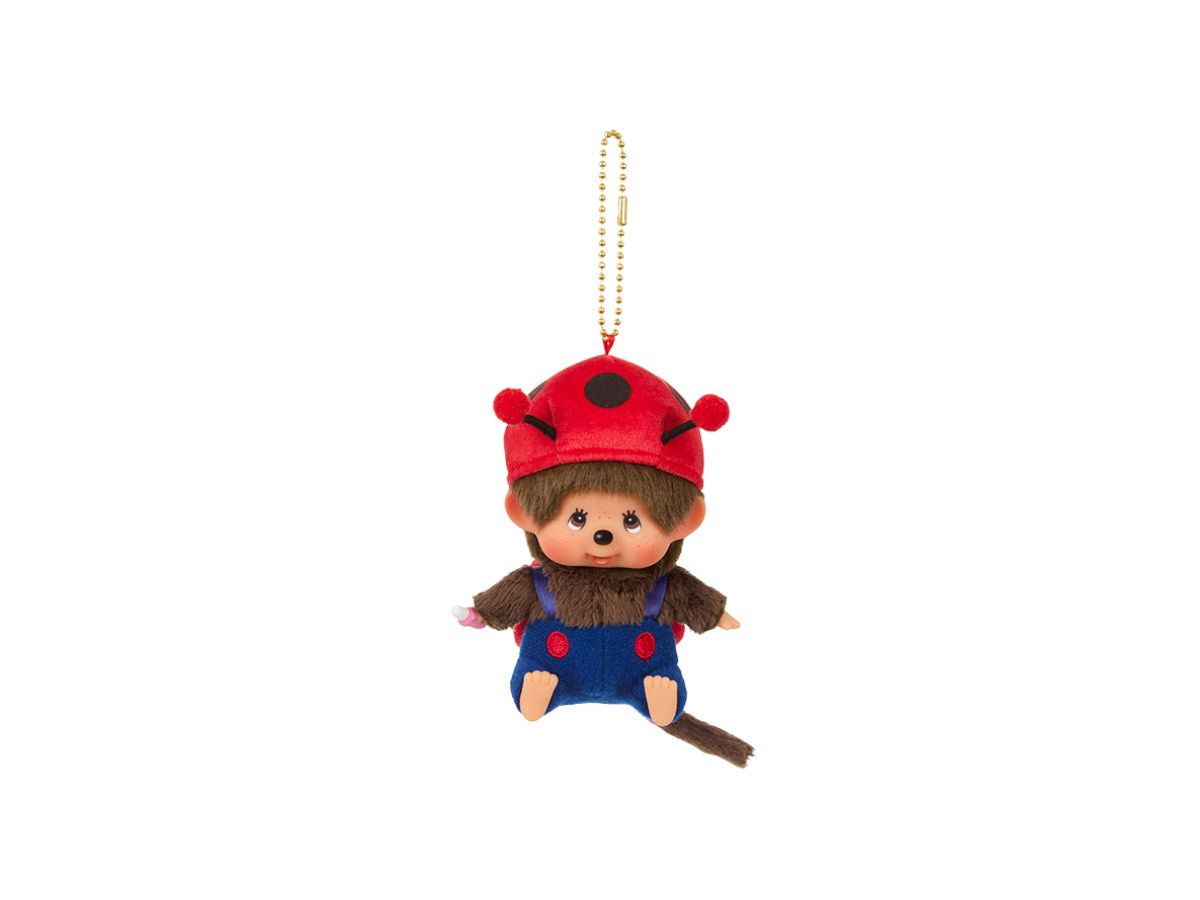 Monchhichi Monchhichi Ladybug Big Face Keychain Size SS