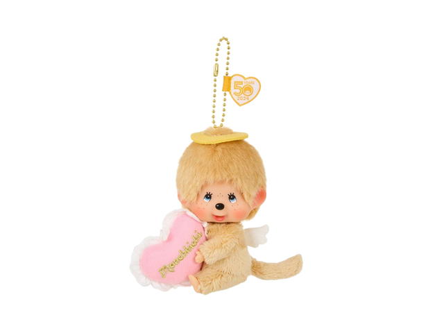 Monchhichi Monchhichi Love Happy Angel Big Face SS Keychain Boy - view 1