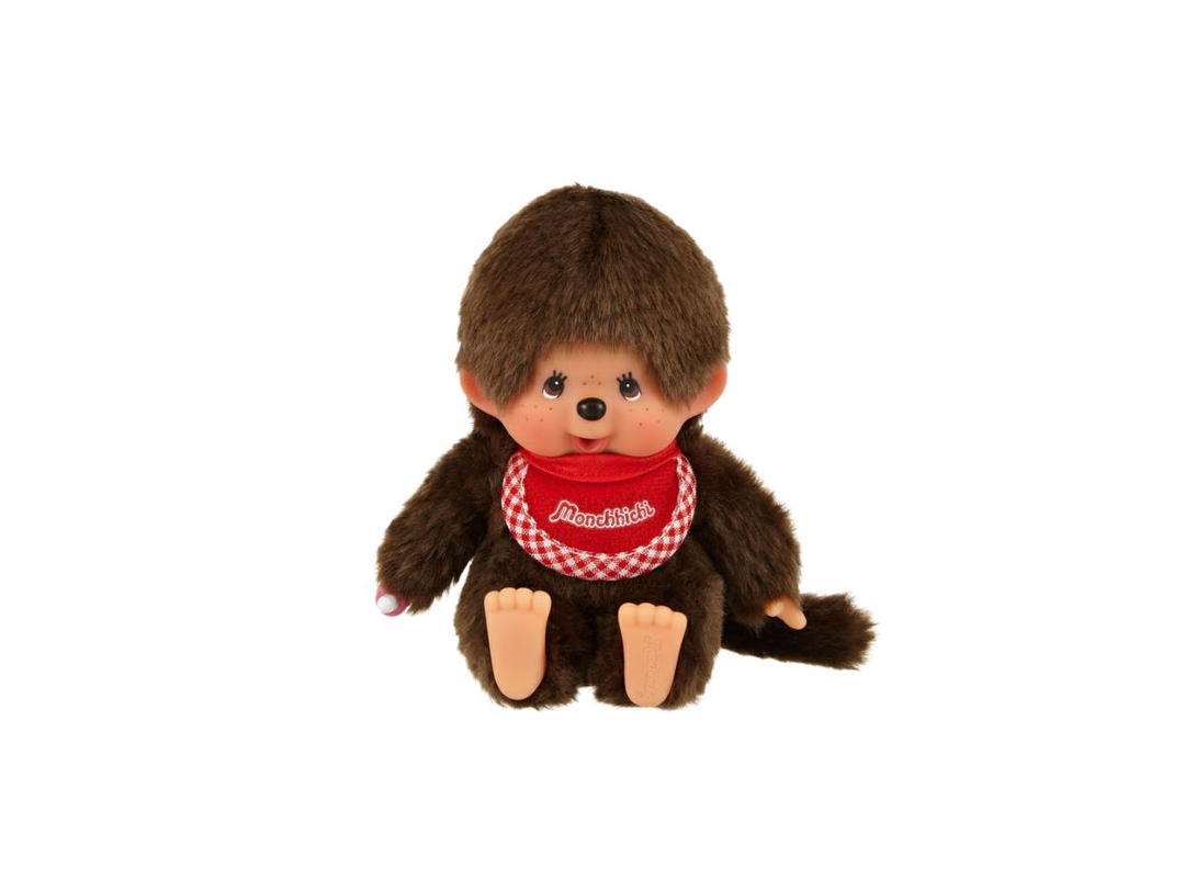 Monchhichi Monchhichi Premium Standard Brown Boy Sitting Size SS