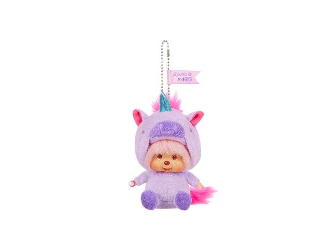 Monchhichi Monchhichi X Shinako Big Face Keychain (Unicorn) Size SS