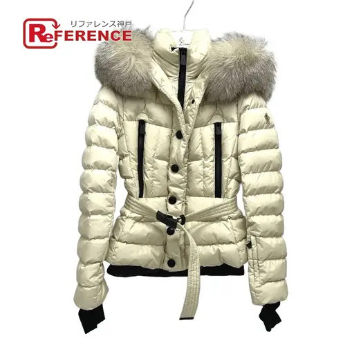 Buy MONCLER 20981A00053_5399E Apparel Outerwear Down jacket Nylon Beige/Black at Sasom – Authentic and Ready to Ship