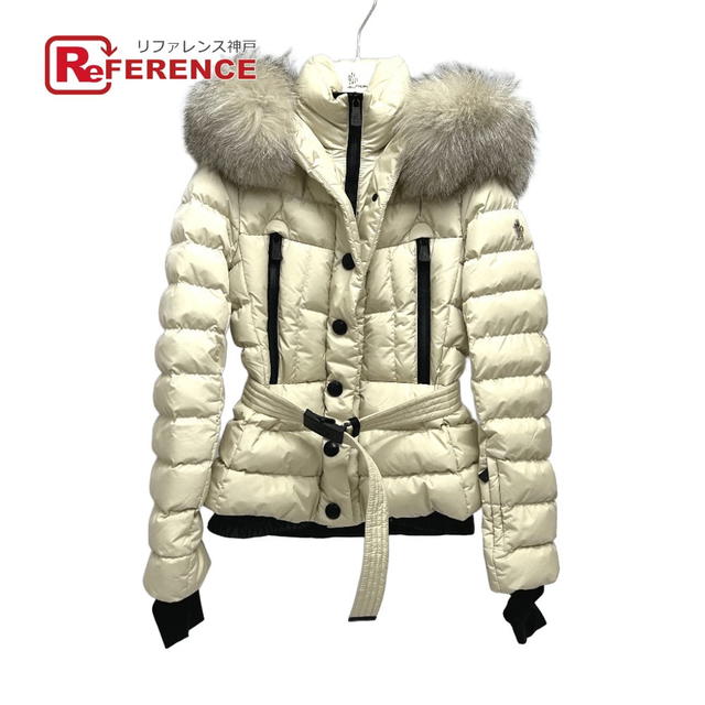 Moncler MONCLER 20981A00053_5399E Apparel Outerwear Down jacket Nylon Beige/Black - view 1
