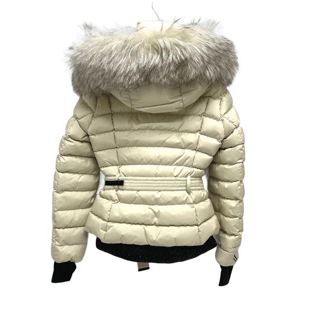 Moncler MONCLER 20981A00053_5399E Apparel Outerwear Down jacket Nylon Beige/Black - view 2
