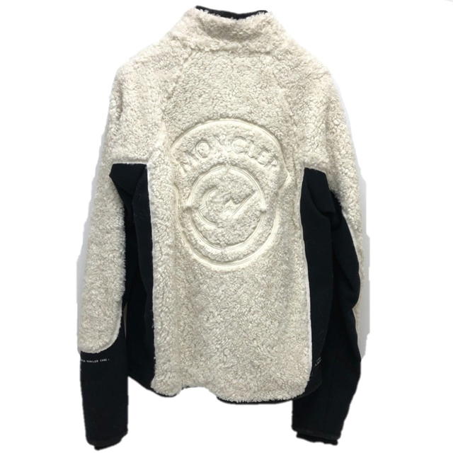 Moncler MONCLER 7 Moncler Frgmt Hiroshi Fujiwara Collection Off White Zip-up Jacket - view 2