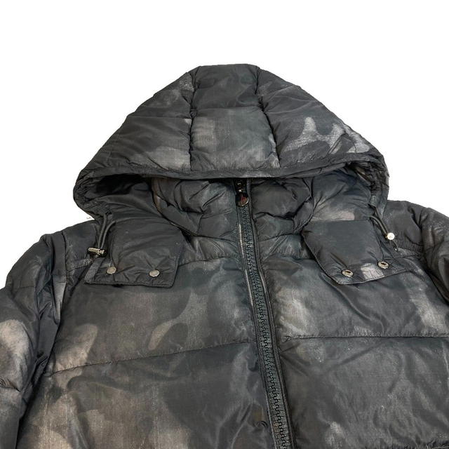 Moncler MONCLER Camouflage MAYA (Maya) Hooded Puffer Jacket Gray - view 3