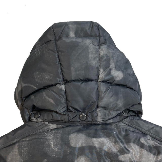Moncler MONCLER Camouflage MAYA (Maya) Hooded Puffer Jacket Gray - view 4