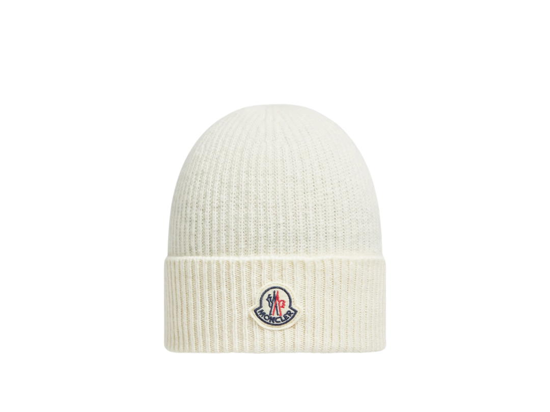 Moncler Moncler Cashmere Blend Beanie Off White