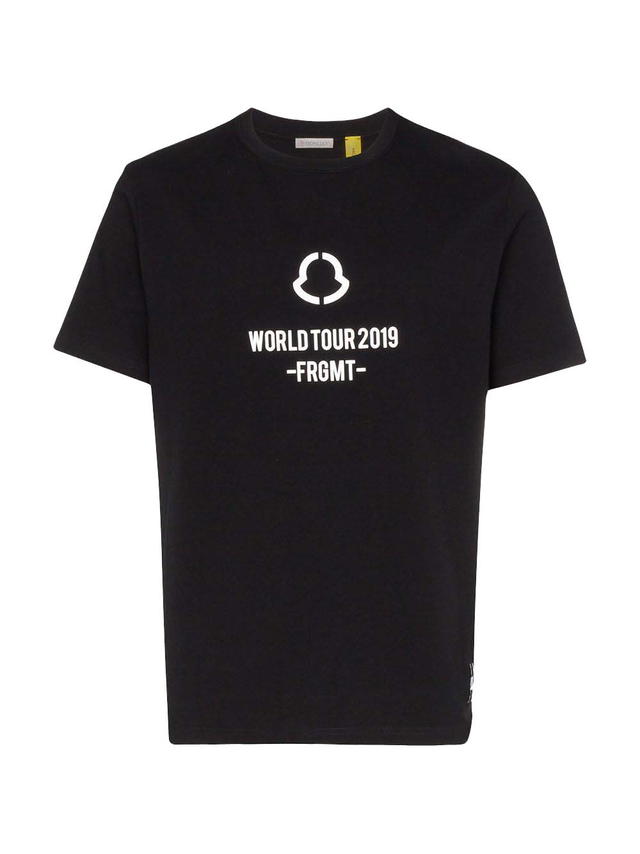 Moncler Moncler Genius x Fragment World Tour T-shirt Black White - view 1