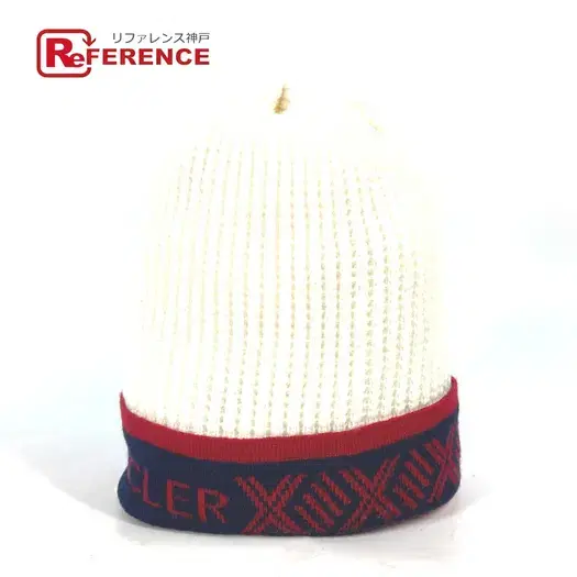 Buy MONCLER logo beanie hat knit hat knit cap Knit hat wool White/Red x navy at Sasom – Authentic and Ready to Ship