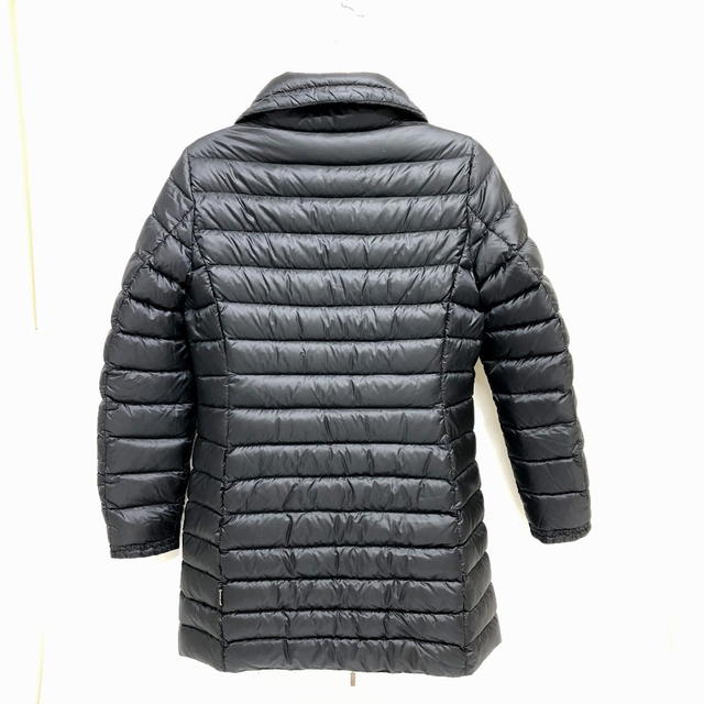 Moncler MONCLER logo Long Down Jacket Apparel Down jacket Nylon Black - view 3