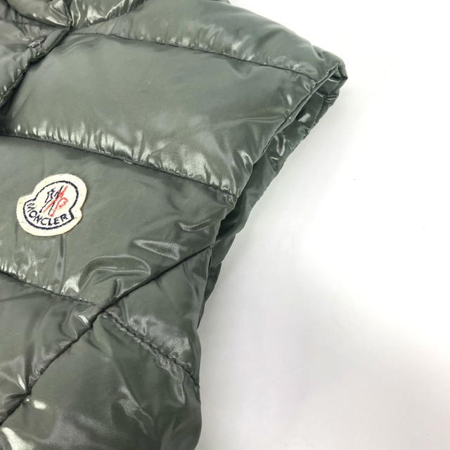 Moncler MONCLER Logo patch Apparel Down Vest Outerwear Down vest Nylon khaki - view 4