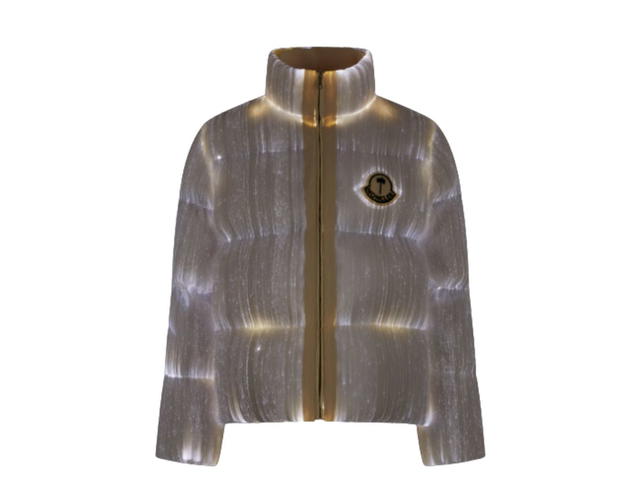 Moncler Moncler Maya 70 by Palm Angels Jacket Bright White - view 1