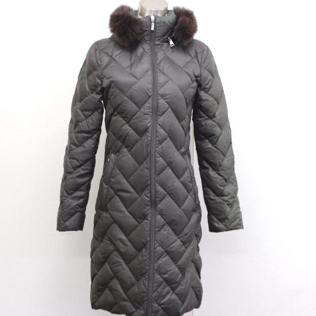 Moncler MONCLER MELANIE Long Down Jacket Dark Brown Size00 - view 1