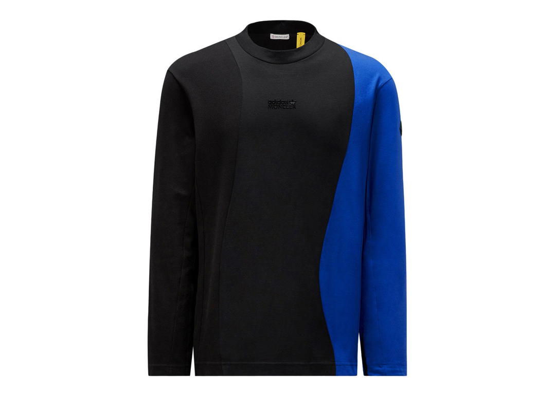 Moncler Moncler x adidas Originals Jersey Long Sleeve T-shirt Black & Blue