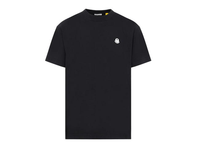 Moncler Moncler X Palm Angels Logo Print Crewneck T-Shirt Black - view 1