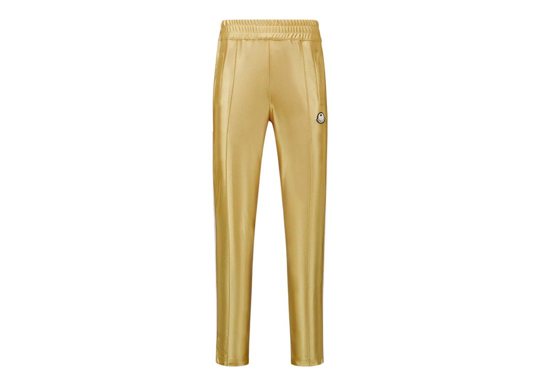 Moncler Moncler x Palm Angels Shiny Sweatpants Golden Yellow