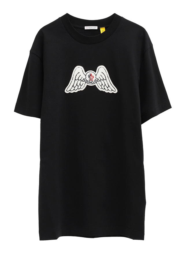 Moncler Moncler x Palm Angels Wings T-Shirt Black White - view 1