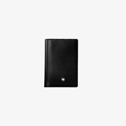 Buy Montblanc Meisterstuck Business Card Holder with Gusset Black at Sasom – Authentic and Ready to Ship