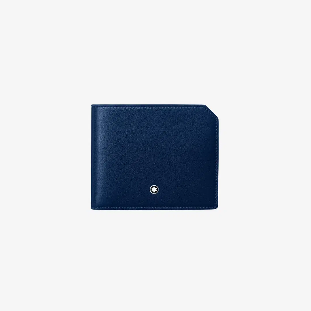 Montblanc Montblanc Meisterstuck Selection Soft 6cc Wallet Cobalt