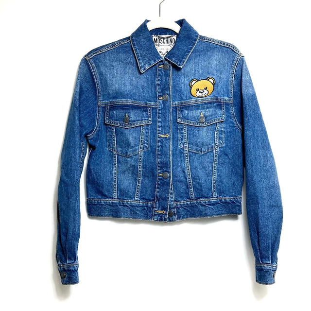 Moschino MOSCHINO Teddy bear apparel outer Denim jacket Denim blue - view 1
