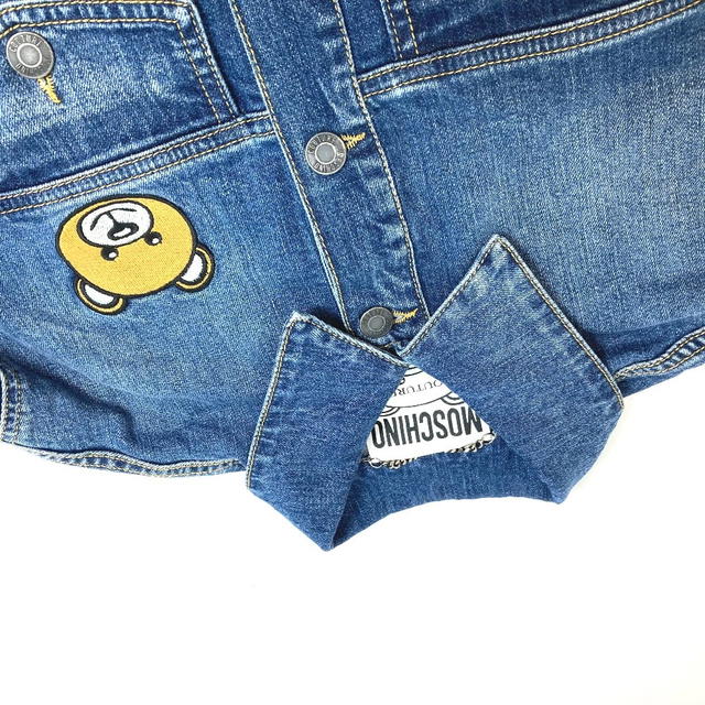 Moschino MOSCHINO Teddy bear apparel outer Denim jacket Denim blue - view 3