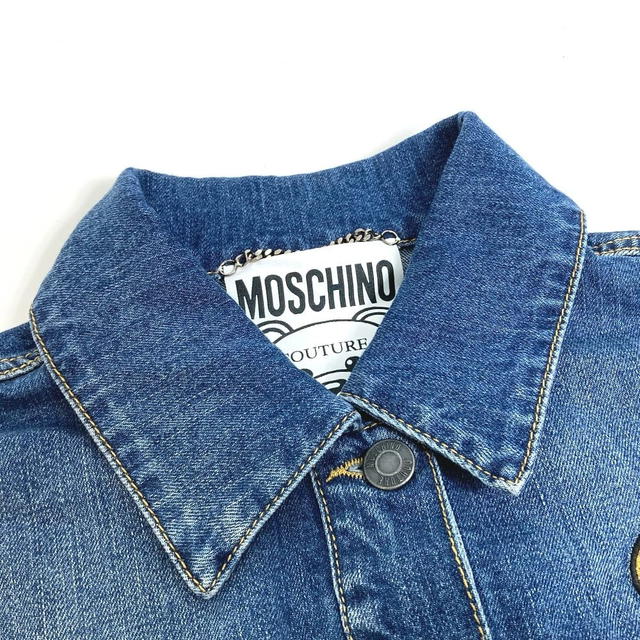 Moschino MOSCHINO Teddy bear apparel outer Denim jacket Denim blue - view 4