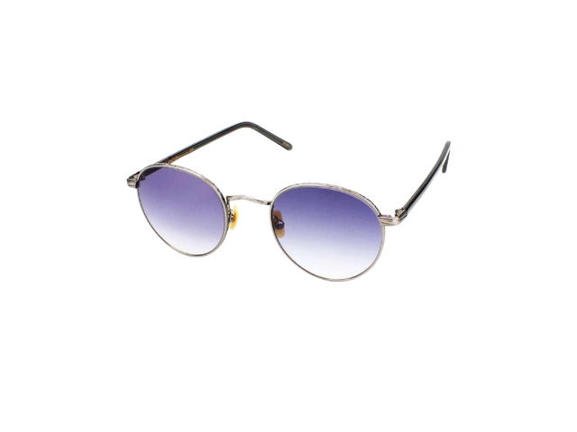 Moscot Moscot Zis 50 In Metal Matte Pewter Custom Tints - view 1