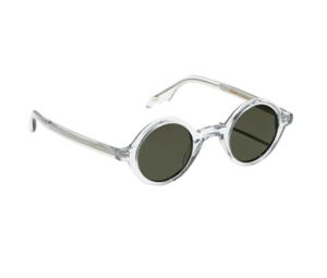 Buy Moscot Zolman Sun 42 MM In Light Grey Acetate Frame With G-15 Green Lenses at Sasom – Authentic and Ready to Ship