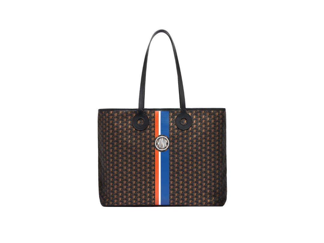 Moynat Moynat Oh! Tote Ruban GM In Canvas 1920 M Monogram Carbon Bronze