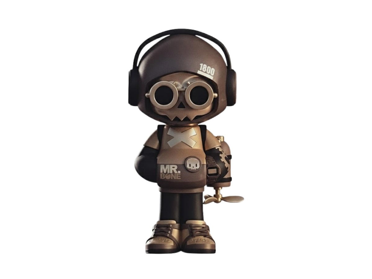 Mr. Bone (เช็คการ์ด) Mr. Bone The Age Of Steam Time Travel Series 2.0 Blind Box