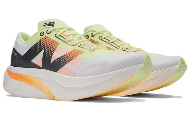 New Balance New Balance FuelCell SuperComp Elite V4 - White/Yellow/Pink - view 3