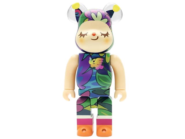 Medicom Toy BE@RBRICK Greenie & Elfie (Summer Green) 400% - view 1