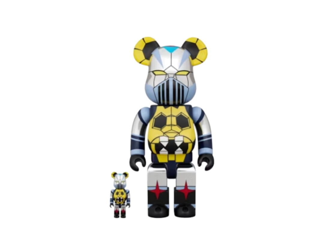 Medicom Toy Be@rbrick Gaiking Plating 100% And 400%