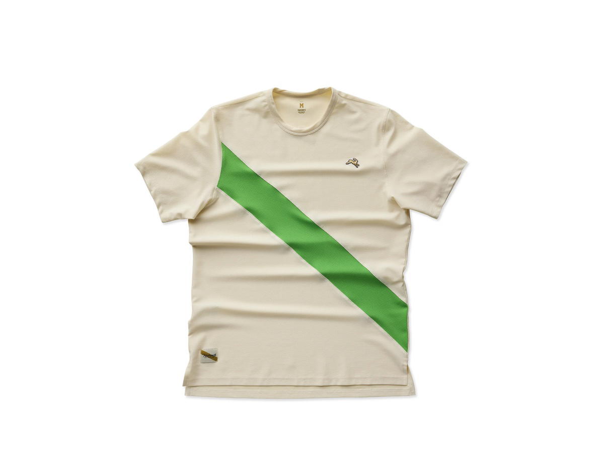 Tracksmith Tracksmith Van Cortlandt Tee Ivory Classic Green