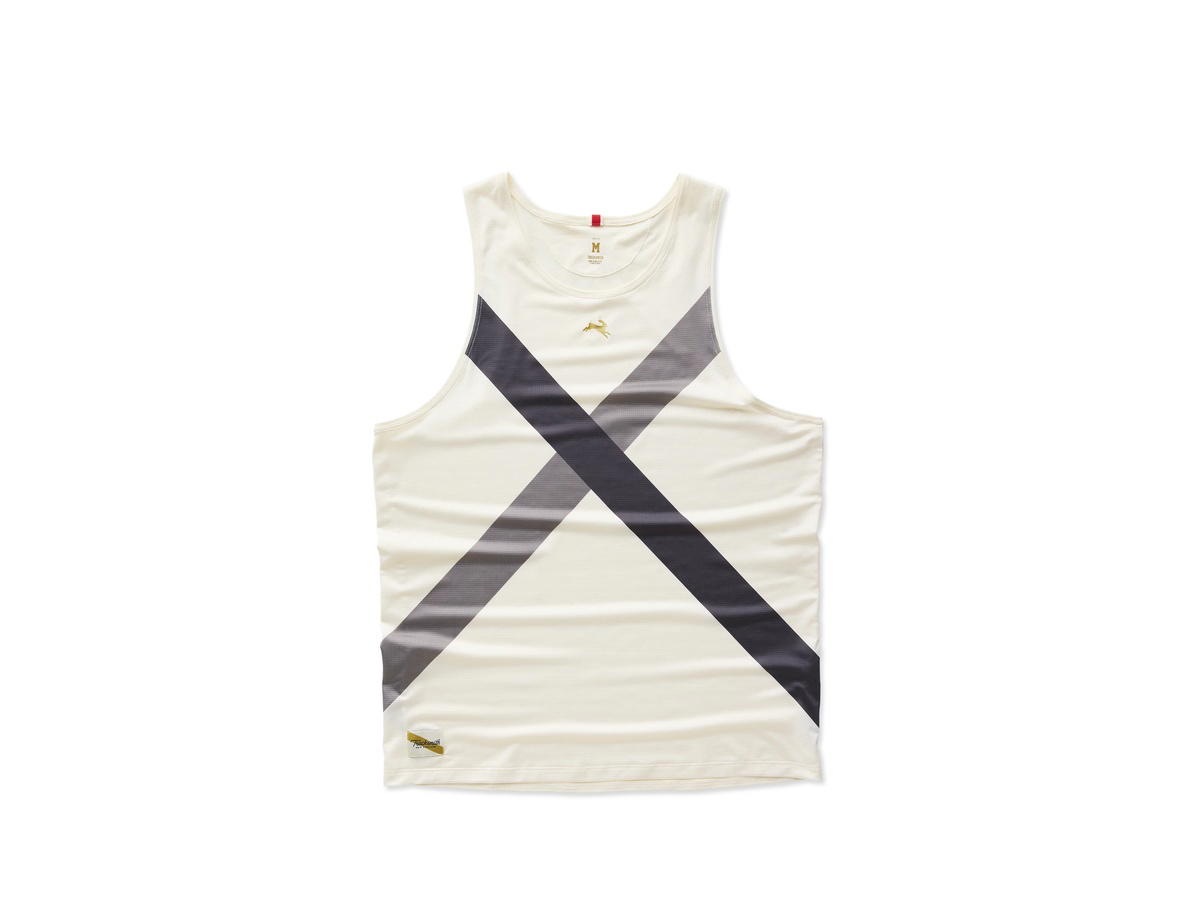 Tracksmith Tracksmith Twilight Tank Cross Country Ivory Phantom
