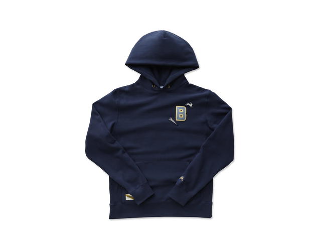 Tracksmith Tracksmith Heirloom Sweatshirt Navy Cornsilk - view 1