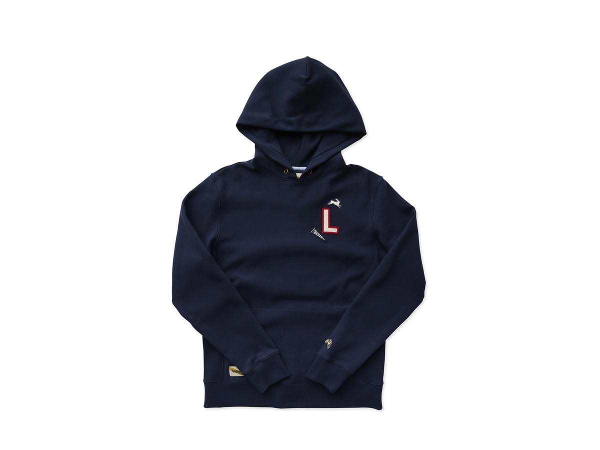Tracksmith Tracksmith Heirloom Sweatshirt London Navy Ivory Red
