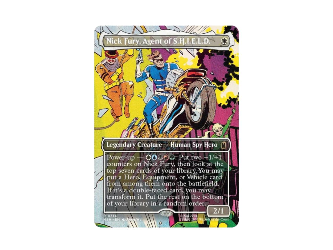 Magic The Gathering Magic The Gathering Nick Fury, Agent of S.H.I.E.L.D. R 0314 "Marvel Super Heroes" (EN)