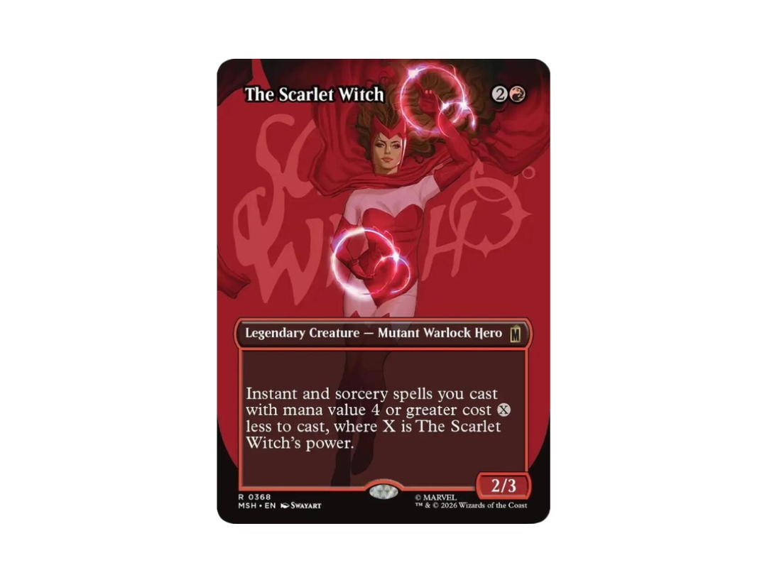 Magic The Gathering Magic The Gathering The Scarlet Witch R 0368 "Marvel Super Heroes" (EN)