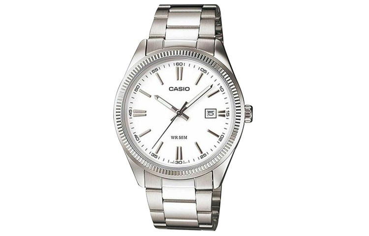 Casio Casio Enticer MTP-1302D White Dial Men's Watch