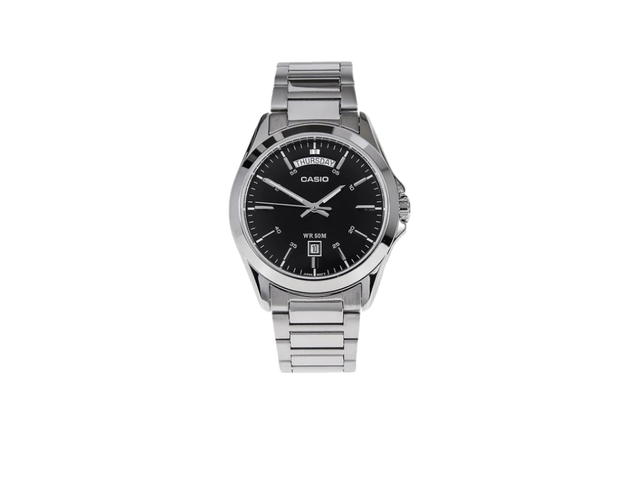 CASIO CASIO MTP-1370D-1A1V 45mm. Silver Black - view 1